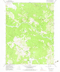 Jamison Ridge 1967 topographic map thumbnail