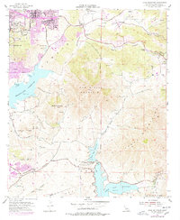 Jamul Mountains 1955 topographic map thumbnail