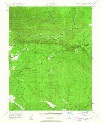Jawbone Ridge 1947 topographic map thumbnail