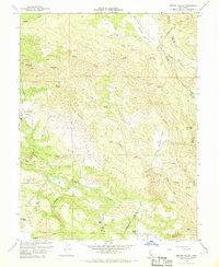 Jericho Valley 1958 topographic map thumbnail