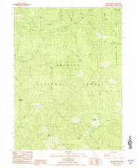 Jim Jam Ridge 1982 topographic map thumbnail