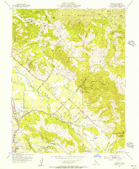 Jimtown 1955 topographic map thumbnail