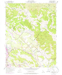 Jimtown 1955 topographic map thumbnail