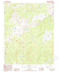 Johnson Peak 1988 topographic map thumbnail