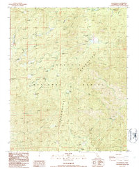 Johnsondale 1986 topographic map thumbnail