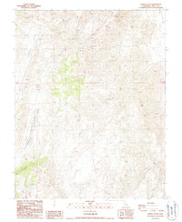 Joshua Flats 1987 topographic map preview
