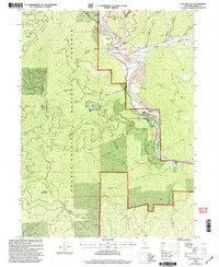 Junction City 1998 topographic map thumbnail