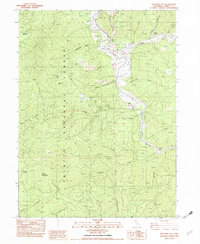 Junction City 1982 topographic map thumbnail
