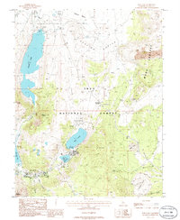 June Lake 1986 topographic map thumbnail