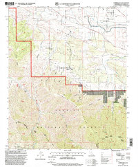 Juniper Hills 1995 topographic map thumbnail