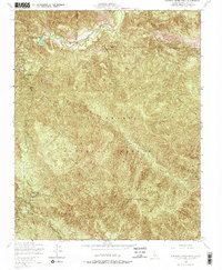 Junipero Serra Peak 1949 topographic map thumbnail