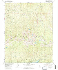 Kaiser Peak 1982 topographic map thumbnail