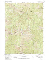 Kangaroo Mtn. 1980 topographic map thumbnail