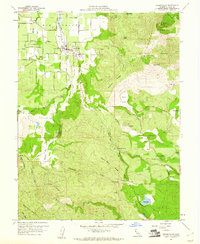 Kelseyville 1959 topographic map thumbnail