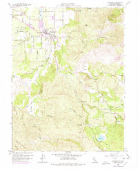 Kelseyville 1959 topographic map thumbnail