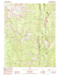 Kern Lake 1988 topographic map thumbnail