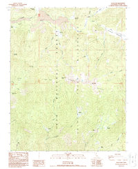 Kern Peak 1988 topographic map thumbnail