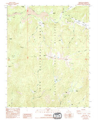 Kern Peak 1988 topographic map thumbnail