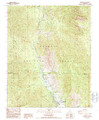Kernville 1986 topographic map thumbnail