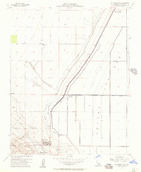Kettleman City 1954 topographic map thumbnail