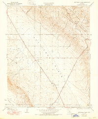 Kettleman Plain 1950 topographic map thumbnail