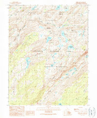 Kibbie Lake 1990 topographic map thumbnail