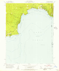 Kings Beach 1955 topographic map thumbnail