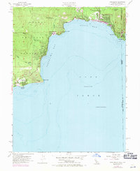 Kings Beach 1955 topographic map thumbnail