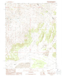 Kirkwood Spring 1989 topographic map thumbnail
