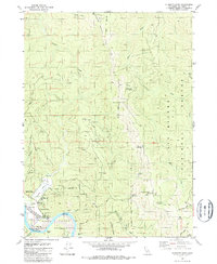 Klamath Glen 1982 topographic map thumbnail