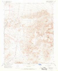Klinker Mountain 1967 topographic map thumbnail