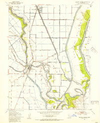 Knights Landing 1952 topographic map thumbnail