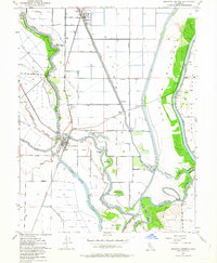 Knights Landing 1952 topographic map thumbnail