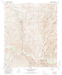 Knob Hill 1965 topographic map thumbnail