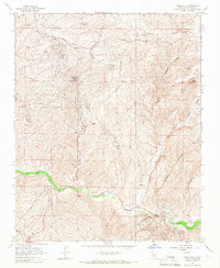 Knob Hill 1965 topographic map thumbnail