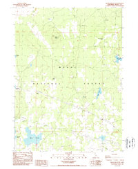 Knobcone Butte 1988 topographic map thumbnail