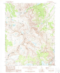 Koip Peak 1988 topographic map thumbnail