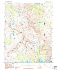 Koip Peak 1992 topographic map thumbnail