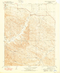 Kreyenhagen Hills 1941 topographic map thumbnail