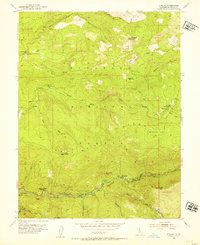 Kyburz 1952 topographic map thumbnail