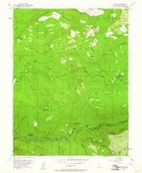 Kyburz 1952 topographic map thumbnail