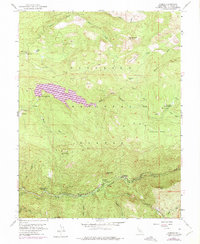 Kyburz 1952 topographic map thumbnail