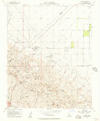 La Cima 1954 topographic map preview