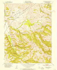 La Costa Valley 1953 topographic map thumbnail
