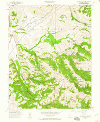 La Costa Valley 1953 topographic map thumbnail