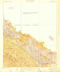 La Crescenta 1928 topographic map thumbnail