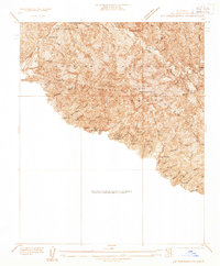 La Crescenta 1933 topographic map thumbnail