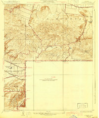 La Habra 1927 topographic map thumbnail