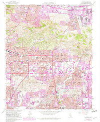 La Habra 1964 topographic map thumbnail