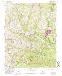 La Honda 1961 topographic map thumbnail